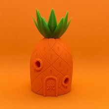 Sünger Bob Ananas Akvaryum Evi – Dekoratif Balık Yuvası