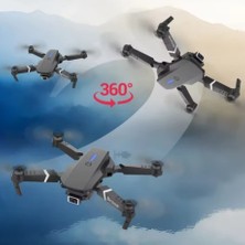 Hk Tech E88 Kumandalı Katlanabilir Drone, Profesyonel Hd Kamera, Wifi, Fpv Fotoğraf Quadcopter Selfie Drone