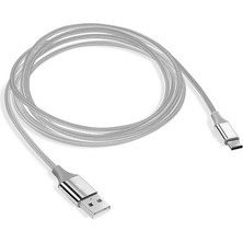 Ttec Alumicable Usb-A -Usb-C Örgü Şarj Kablosu