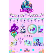 Deniz Kızı 32 Kişilik Ultra Lüks Doğum Günü Parti Seti