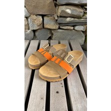 Marine Shoes 2314 Renkli Tam Ortopedik Günlük Kadın Terlik