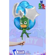 Pijameskililer Temalı Lüx Gümüş Folyo Balon Seti