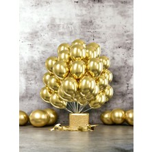 Metalik Renkli 20'li Balon Seti