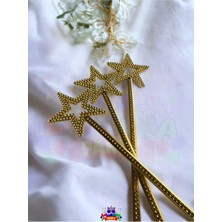 Halloween Cadılar Bayramı Konsept Gold Renk Melek Asası