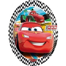 Cars Temalı 8 Kişilik Baskılı Tabak