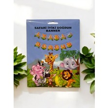 Safari Dekoratif  Doğum Günü Banner