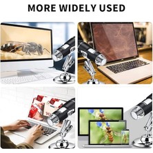 Teknofaji 1600X Diji Mikroskop USB 8led Çok Amaçlı Cilt Biyolojik Analiz Tel Tamiri Muayene Kamerası