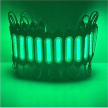 ( 10 x Adet ) 1 Set Sıra Modüler LED 12V Yeşil (Green)