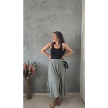 Filiz Yılmaz Butik Asimetrık Kesim Bürümcük Etek