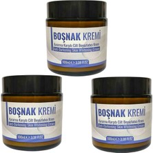 Boşnak Kremi 100 ml 3 Adet -Genital Bölge Koltukaltı Yüz Tüm Cilt Için Kararma Karşıtı Aklık Kremi