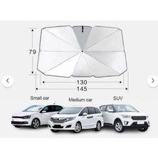 Araba Güneş Gölge Koruyucu Şemsiye Oto Ön Cam Güneşlık  (145CM*79CM)