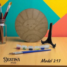 Destina Ahşap Mandala Boyama Seti- Ahşap BOYAMA-MODEL217