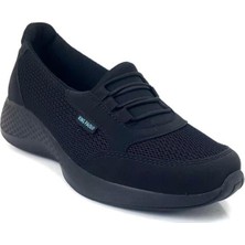 King Paolo 6600 Kadın Anatomik Günlük Ayakkabı-Siyah