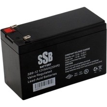 Ssb 12V 9AMPER Sb-12 Kuru Tip Akü Tse Belgeli