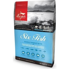 Orijen Six Fish Tahılsız Balıklı Yavru ve Yetişkin Köpek Maması 11.4 Kg.gzpde