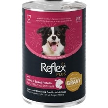 Reflex Plus Sos Içinde Kuzu Etli ve Tatlı Patatesli Yetişkin Konserve Köpek Maması 400 Gr.gzpde