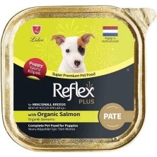 Reflex Plus Puppy Pate Organik Somonlu Küçük Irk Yavru Konserve Köpek Maması 85 Gr.gzpde