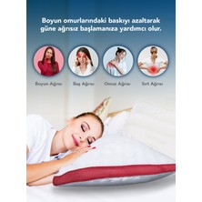 Ortopedık Visco Klimalı Yastık ,visco Parçacıklı Yumuşak Yastık (Bordo)