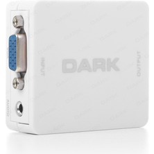 Dark Dk-Hd-Avgaxhdmı Analog VGA ve Ses - Dijital HDMI Aktif Dönüştürücüsü