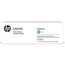 Hp W2031XC Cyan Mavi 6.000 Sayfa Toner Taahhütlü Proje Ürünü