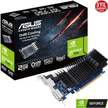 Asus Nvidia Geforce GT730 2gb 64BIT Gddr5 (Analog+Hdmı+Dvı) Ekran Kartı GT730-SL-2GD5-BRK