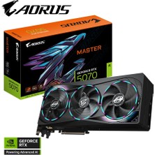 Gigabyte Aorus Geforce RTX5070 Master 12GB 192BIT Gddr7 GV-N5070AORUS M-12GD Ekran Kartı