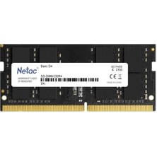 16GB Netac Basic 3200MHZ (NTBSD4N32SP-16) Ddr4 Notebook Ram