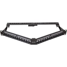 S-Link SL-P625 24 Lü Kolay Kullanımlı, Utp Boş V Şeklinde Patch Panel