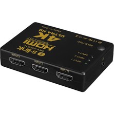 S-Link SWV-KCG014 HDMI 3to1 Swıtch 4k-2k, Ir +Adaptör