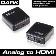 Dark Dk-Hd-Avgaxhdmı VGA To HDMI Aktif Dönüştürücü