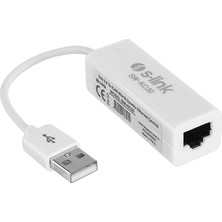 S-Link SW-KC30 USB 2.0 To RJ45 WIN10 Uyumlu Ethernet Çevirici