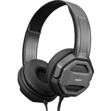 Snopy SN-101 Bonny Gri Pctelefon Mikrofonlu Kulaklık