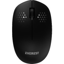 Everest Smw-88 USB Siyah 2.4ghz Kablosuz Mouse Siyah