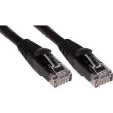 Ods 02R45R45C6UJ1B0.3A Cat6 Utp Lszh Bakır 0.30 Metre Siyah Patch Cord