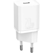 Baseus CCSUP-B02 Super Si Qc Beyaz CCSUP-B02 20W Type-C Şarj Cihazı