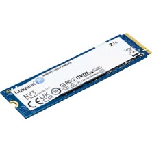 Kingston 2tb Nv3 SNV3S-2000G 6000-5000MB-S Pcı-Express 4.0 M.2 SSD Disk