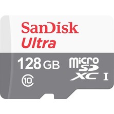 Belirtilmemiş Sandisk Ultra Microsdxc 128GB SDSQUNR Hafıza Kartı 100MB-S Class 10 Uhs-I Model SDSQUNR-128G-GN6MN