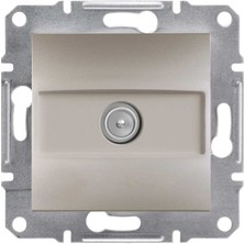 Schneıder EPH3270121 Asfora Bronz 1 Db Sonlu Çerçevesiz Tv Prizi