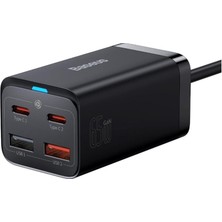 Baseus Gan3 Pro 65W Şarj Cihazı Siyah (CCGP040101)