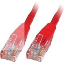Ods 02R45R45C6UJ1R1.0A Cat6 Utp Lszh Bakır 1 Metre Kırmızı Patch Cord