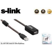 S-Link SL-UE130 10MT USB 2.0 Extender USB Uzatma Kablosu