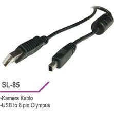 S-Link Sl-85 8p USB 1,8m 8 Pin Kamera Kablo