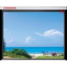 Codegen Ex-24 Proje Perdesi 240X200 Motorlu Uzaktan Kumandalı Projeksiyon Perdesi