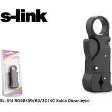 S-Link SL-314 RG58-59-62-3C-4C Kablo Ucu Soyucu