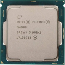 Intel Celeron G4900 2mb 2çekirdekli O/b UHD610 1151P V2 54W Kutusuz+Fansız