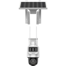 Hıkvısıon 2mp Speed Dome 2.8mm DS-2DE2C200IWG-K/4G/C05S10 Pan/tılt Pt Solar Kamera (4g Sim Destekli)