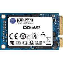 Kıngston 256GB KC600 SKC600MS/256G 550- 500MB/S Msata Disk