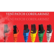 Erat EPC-250C6ULHY-0,50 50CM Utp Cat6 Patch Cord Lsoh Sarı 4X2X24# 24 Awg