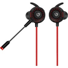 Hytech Hy-Gk1 3,5 Oyuncu Esnek Mikrofonlu Kırmızı Kulakiçi Kulaklık