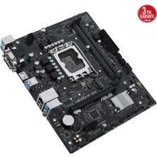 Asus Prıme H610M-R-D4-SI 1700P Ddr4 5333(OC) HDMI DVI VGA Usb3.2 Gbit Rgb Matx